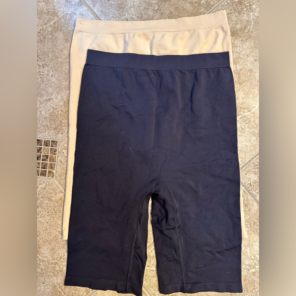 Thigh Society “The Staple” shorts.  2 pair, size XL/2XL, 9”